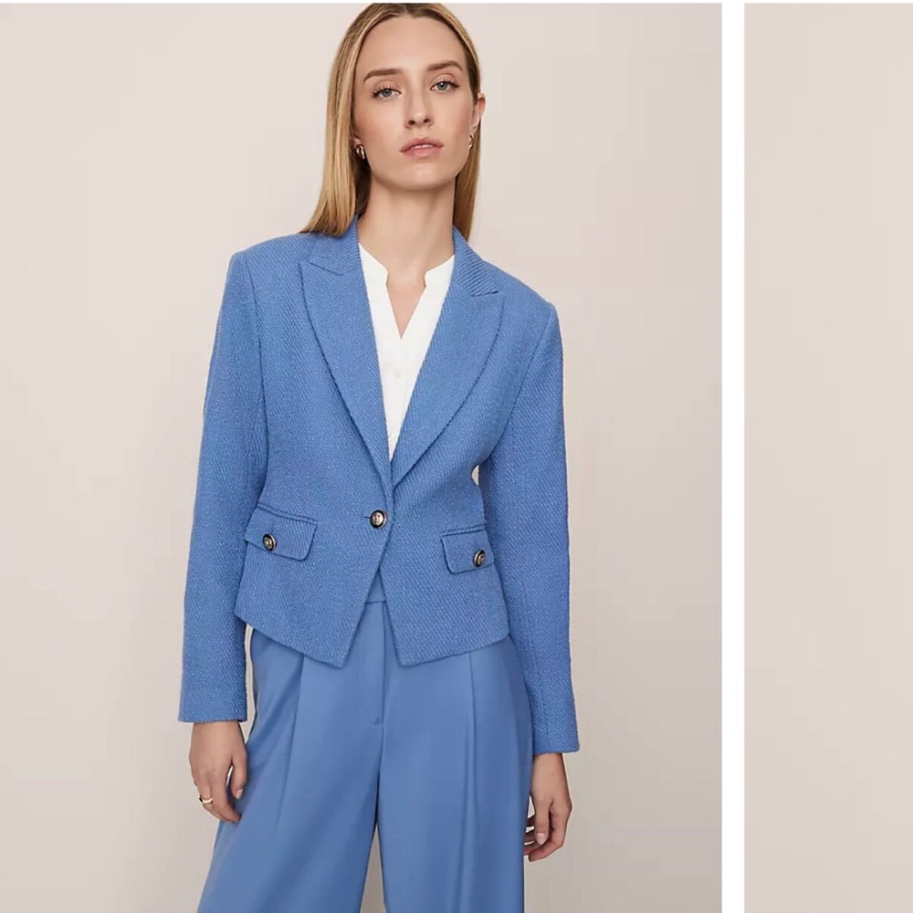New and Taylor, the cutaway blazer in Tweed